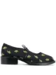 Image 1 of Nicole Saldaña floral-embroidered shoes