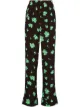 Image 1 of GANNI floral-print straight-leg trousers