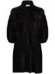 Image 1 of GANNI plissé-effect mini dress