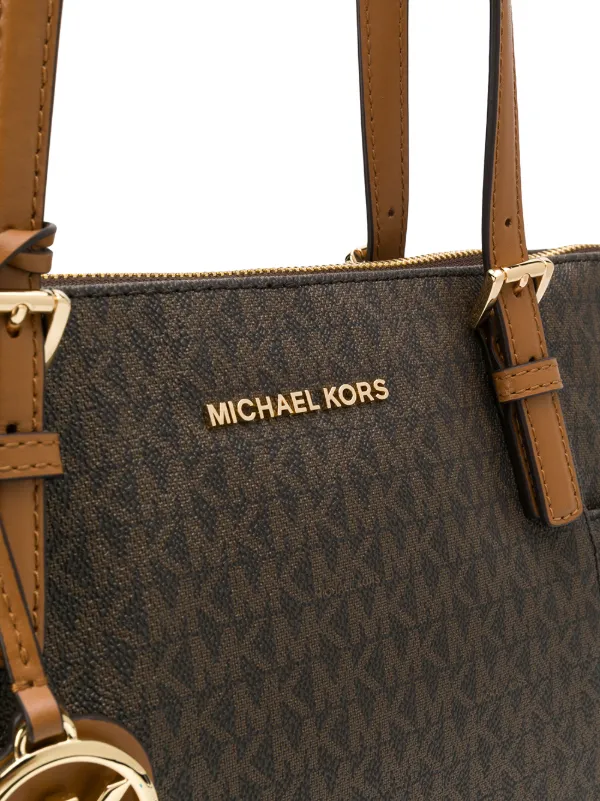 Michael kors monogram bag 2024 gold