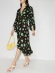 Immagine 2 di GANNI Vestito a fiori con scollo a V
