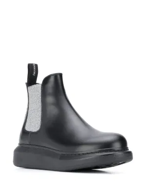 Stivaletti Con Lacci e Suola Battistrada Nero/Argento da Donna  595469WHQSG1081 – scarpe alexander mcqueen a buon mercato italia vendita