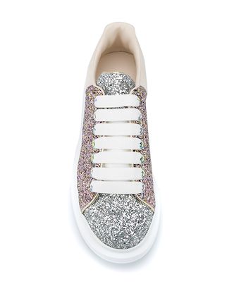 oversized metallic glittered sneakers展示图