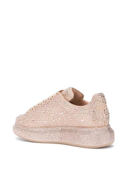 alexander mcqueen oversized crystal sneakers