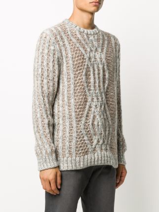 cable knit cashmere jumper展示图