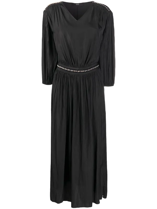 Shop Black Steffen Schraut Stud Trimmed Midi Dress With Express Delivery Farfetch