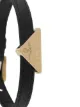 Prada triangle-motif leather wrist strap
