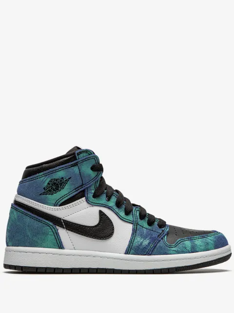 Jordan Kids tenis Air Jordan 1 Tie-Dye High