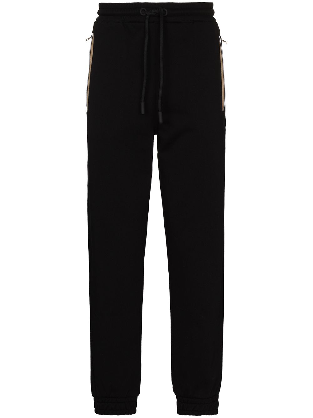 Burberry Barns Cotton Sweatpants In Black