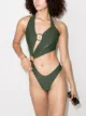 Image 2 of Louisa Ballou halterneck cut-out swimsuit