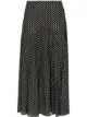 Image 1 of Rixo polka dot print midi skirt