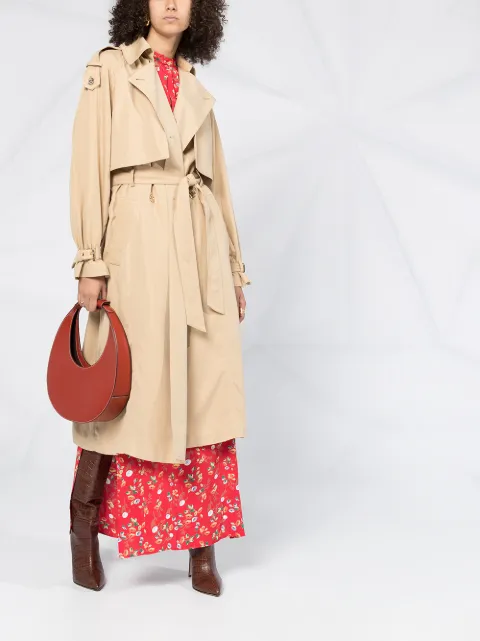 michael michael kors lyocell trench coat