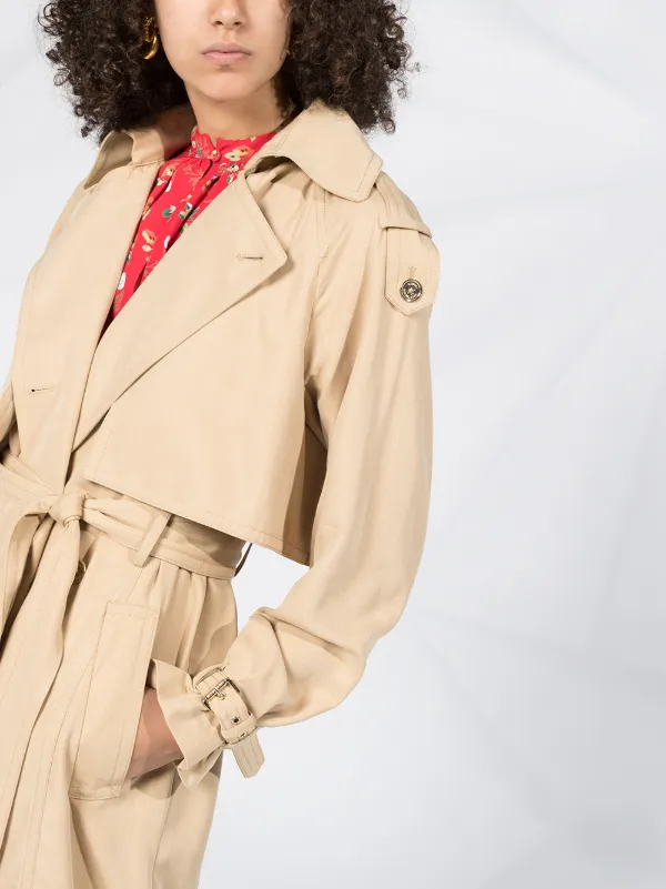 michael michael kors lyocell trench coat