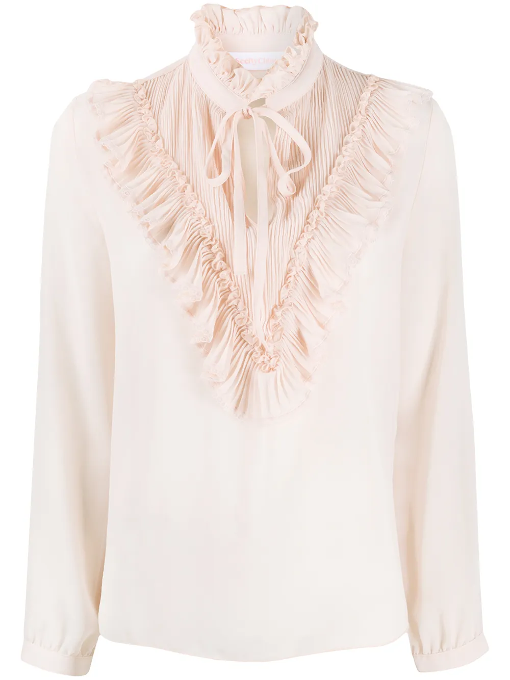 See By Chloé Georgette-Bluse Mit Falten Nn3ac oQ2Lc See By Chloé Georgette-Bluse Mit Falten Nn3ac oQ2Lc