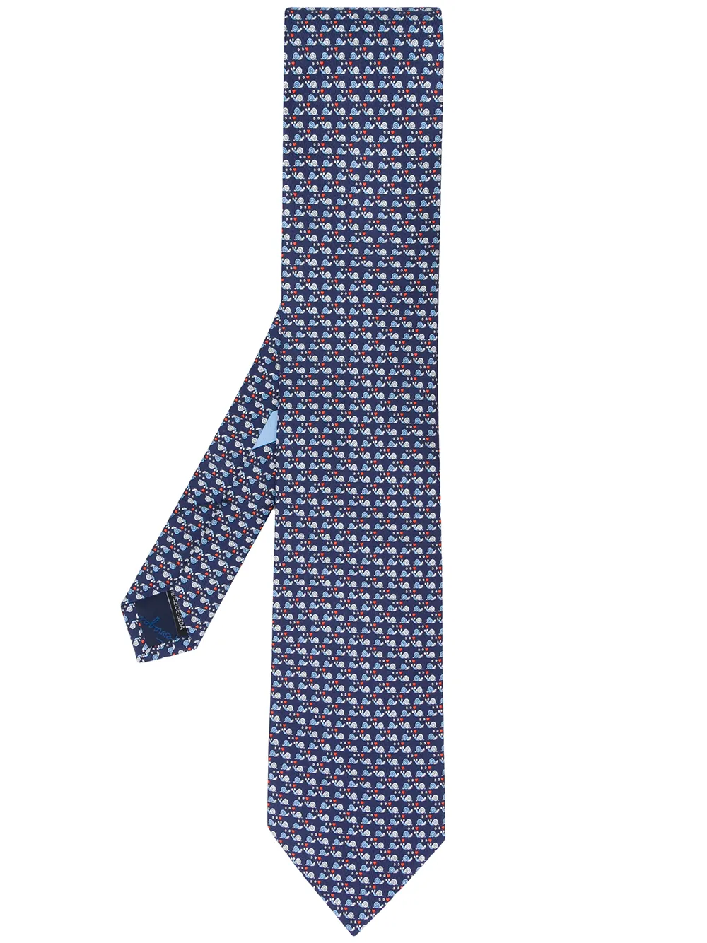 Ferragamo Zijden stropdas Blauw