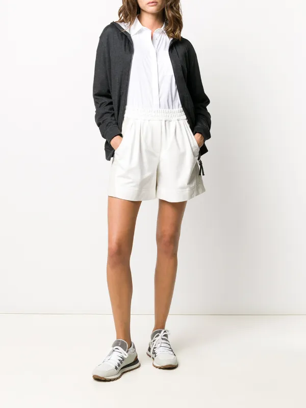 BRUNELLO CUCINELLI ホワイト長袖シャツ S BRUNELLO CUCINELLI ホワイト長袖シャツ