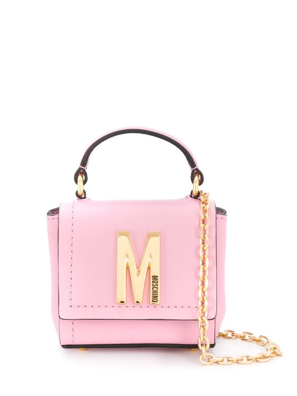 Moschino pink leather mini bag for 