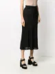 MSGM ribbed midi skirt