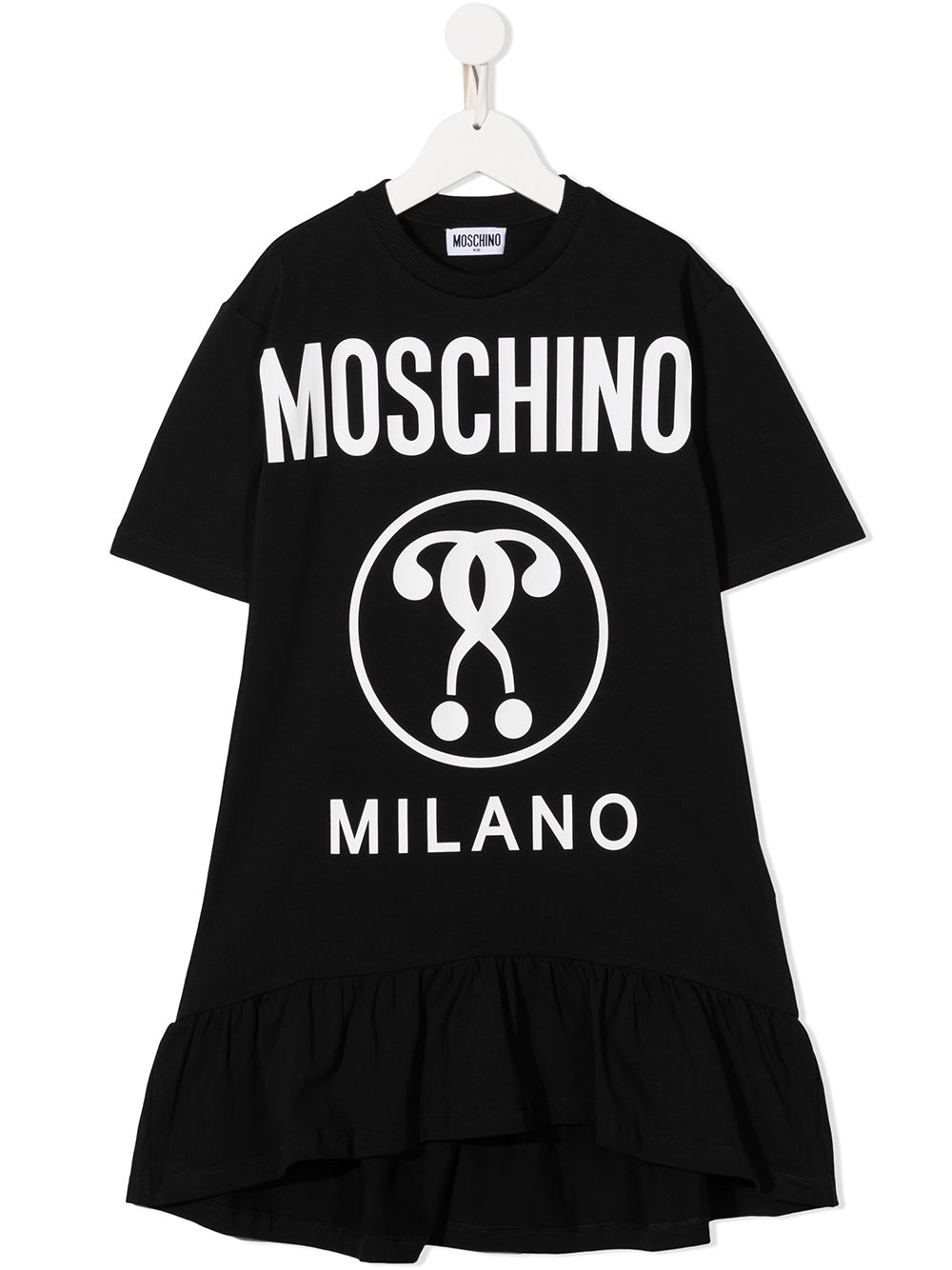 фото Moschino kids платье-футболка с логотипом