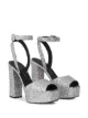 Image 2 of Giuseppe Zanotti Laila glitter platform sandals