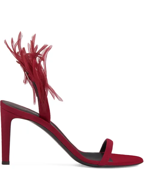 Giuseppe Zanotti Fenice Crazyhorse-embellished 85mm sandals