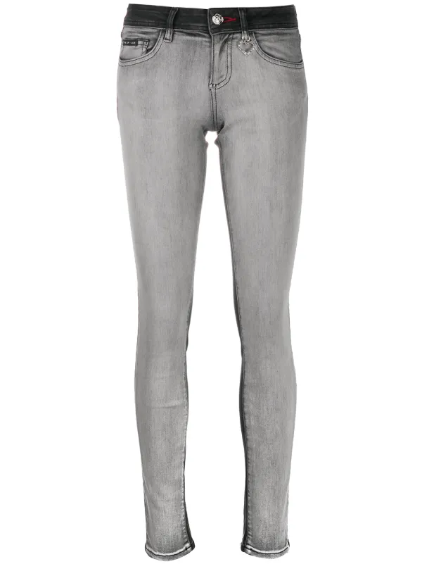 low rise black jeggings