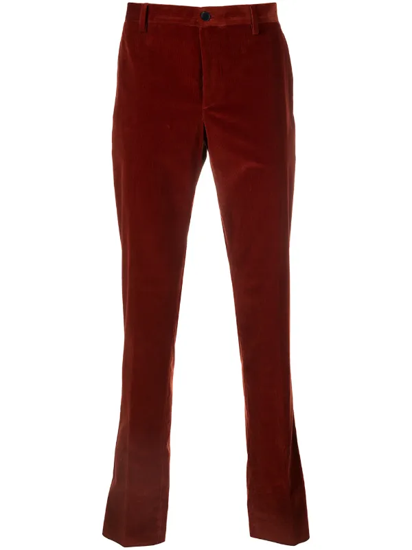 skinny fit corduroy trousers