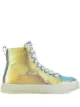 Image 1 of Giuseppe Zanotti metallic hi-top sneakers