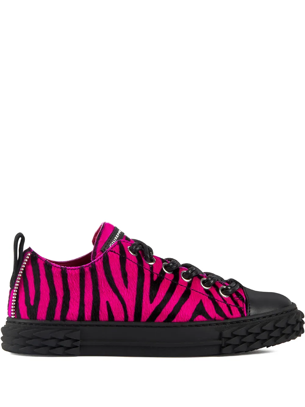 Giuseppe Zanotti Blabber zebra-print sneakers - Pink