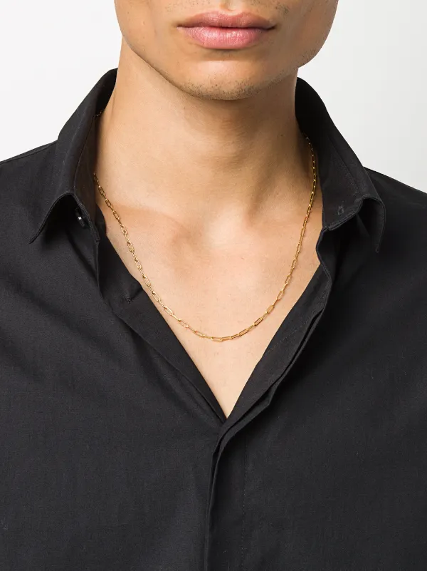 Northskull Rectangular Chain Necklace 