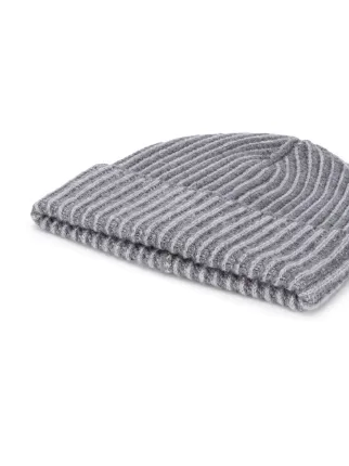 wool ribbed-knit beanie展示图