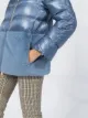 Herno faux fur panel padded coat