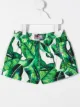 Image 2 of Mc2 Saint Barth banana leaves print swim shorts