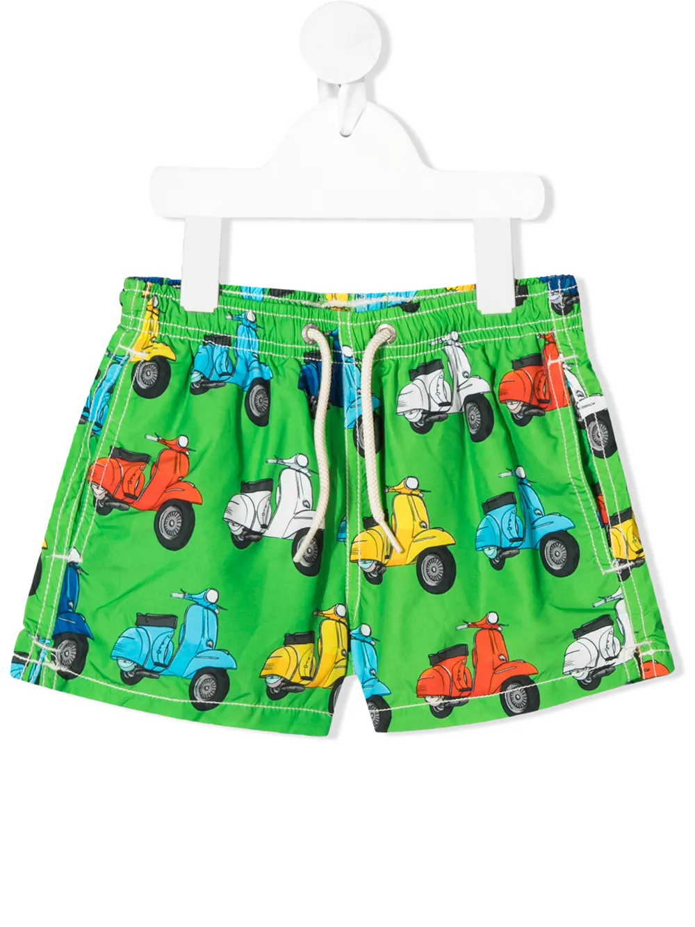 

MC2 Saint Barth vespa print swim shorts - Green