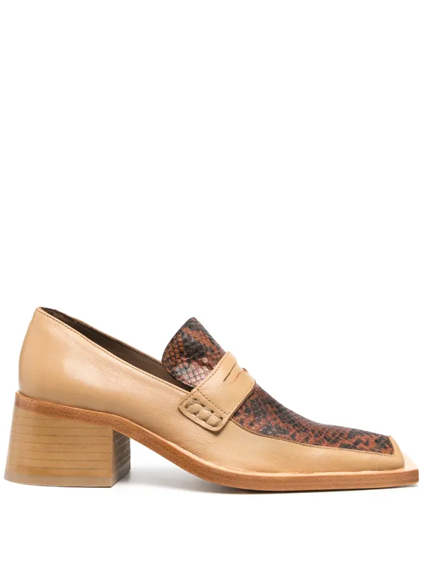 heeled loafers