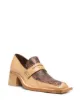 Image 2 of Martine Rose snake-effect print heeled loafers