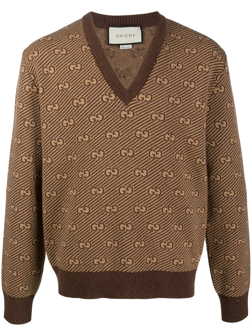 brown gucci sweater