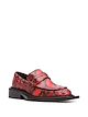 Image 2 of Martine Rose embossed snakeskin effect loafers