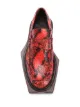Martine Rose embossed snakeskin effect loafers