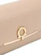Salvatore Ferragamo Gancini leather clutch