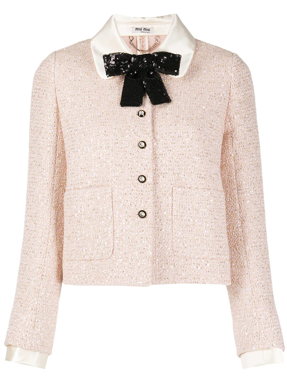 Miu Miu Tweed-Jacke Mit Bubikragen uWA6x cfXQN Miu Miu Tweed-Jacke Mit Bubikragen uWA6x cfXQN