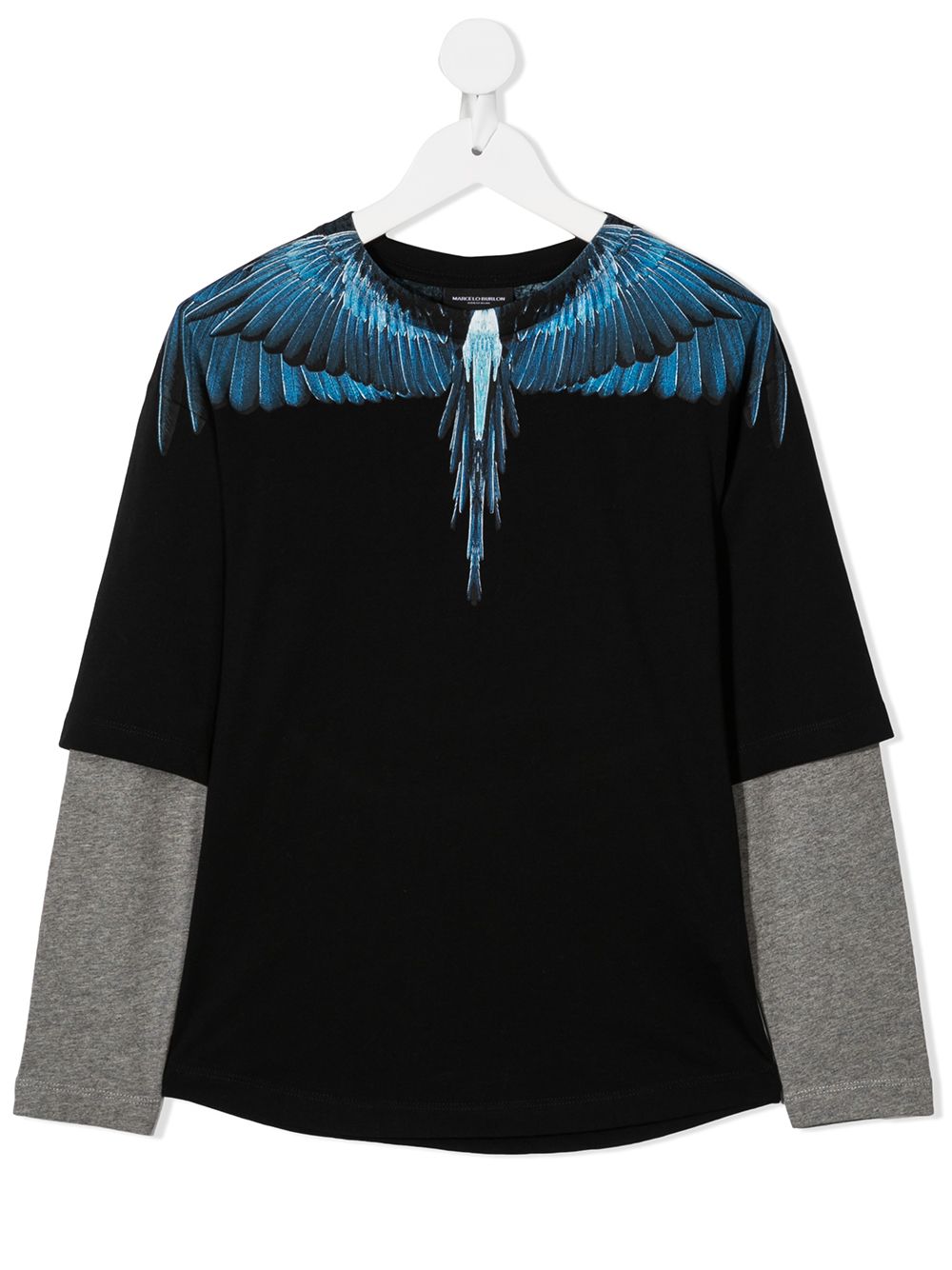 фото Marcelo burlon county of milan kids футболка с принтом wings