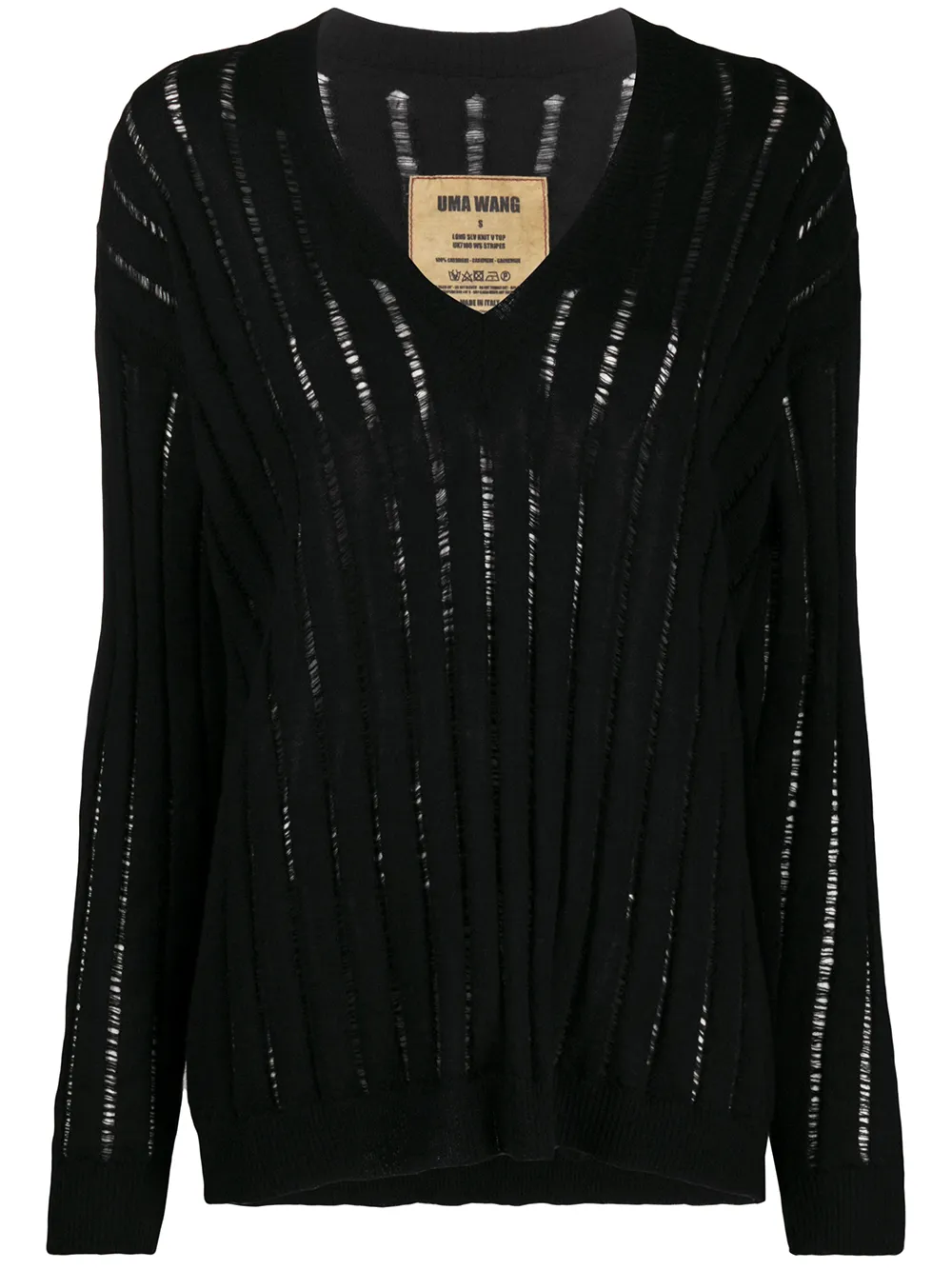 Uma Wang полупрозрачный джемпер свободного кроя 32452₽