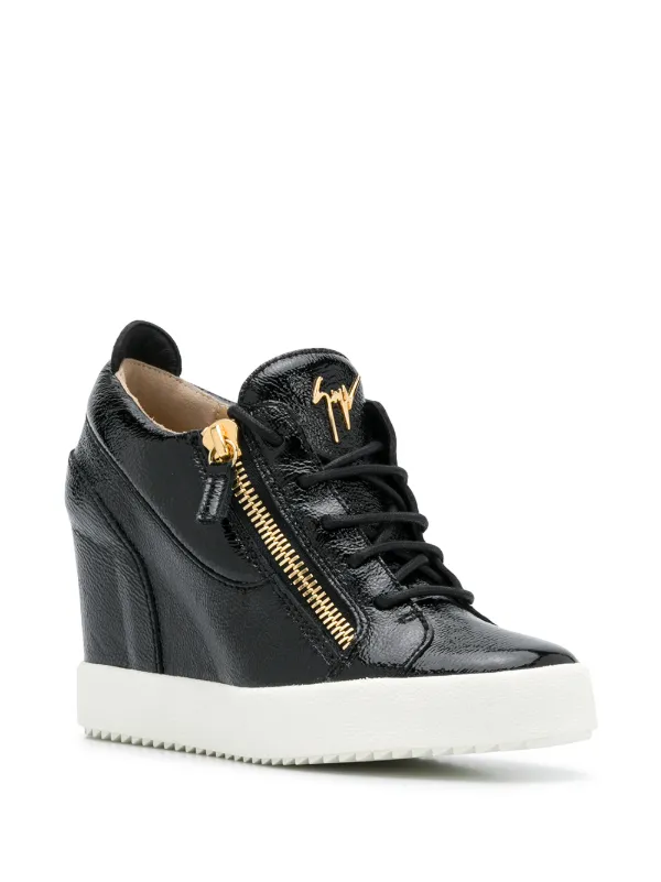 zanotti wedge sneakers