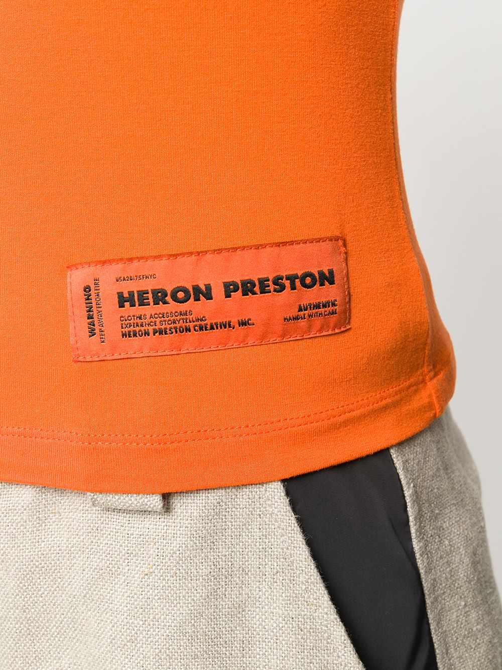 фото Heron preston футболка с нашивкой-логотипом