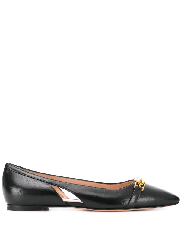 bally flat shoes