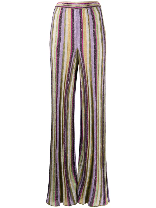 wide striped trousers