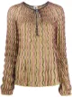 Image 1 of M Missoni fine-knit embroidered top