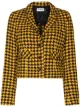 Image 1 of Rixo houndstooth pattern cropped blazer