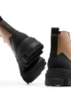 Image 2 of GANNI zip-up ridged platform sole boots
